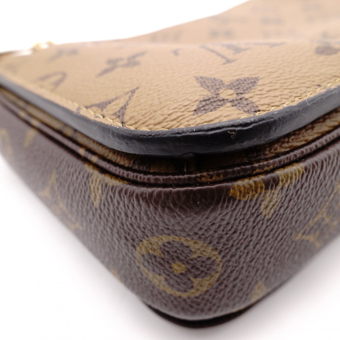 LOUIS VUITTON Pochette Métis MM Monogram Reverse Brown 2-Way