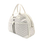 GOYARD Saint Jeanne GM Handbag White PVC Leather Boston Logo 7-11-789