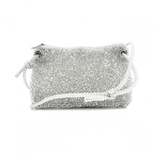 ANTEPRIMA Small Sempre Shoulder Bag, Chrome-Plated Iron, Clear