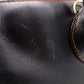YVES SAINT LAURENT Y-Cutout Tote Bag, Leather, Black and Orange, Vintage, Women's