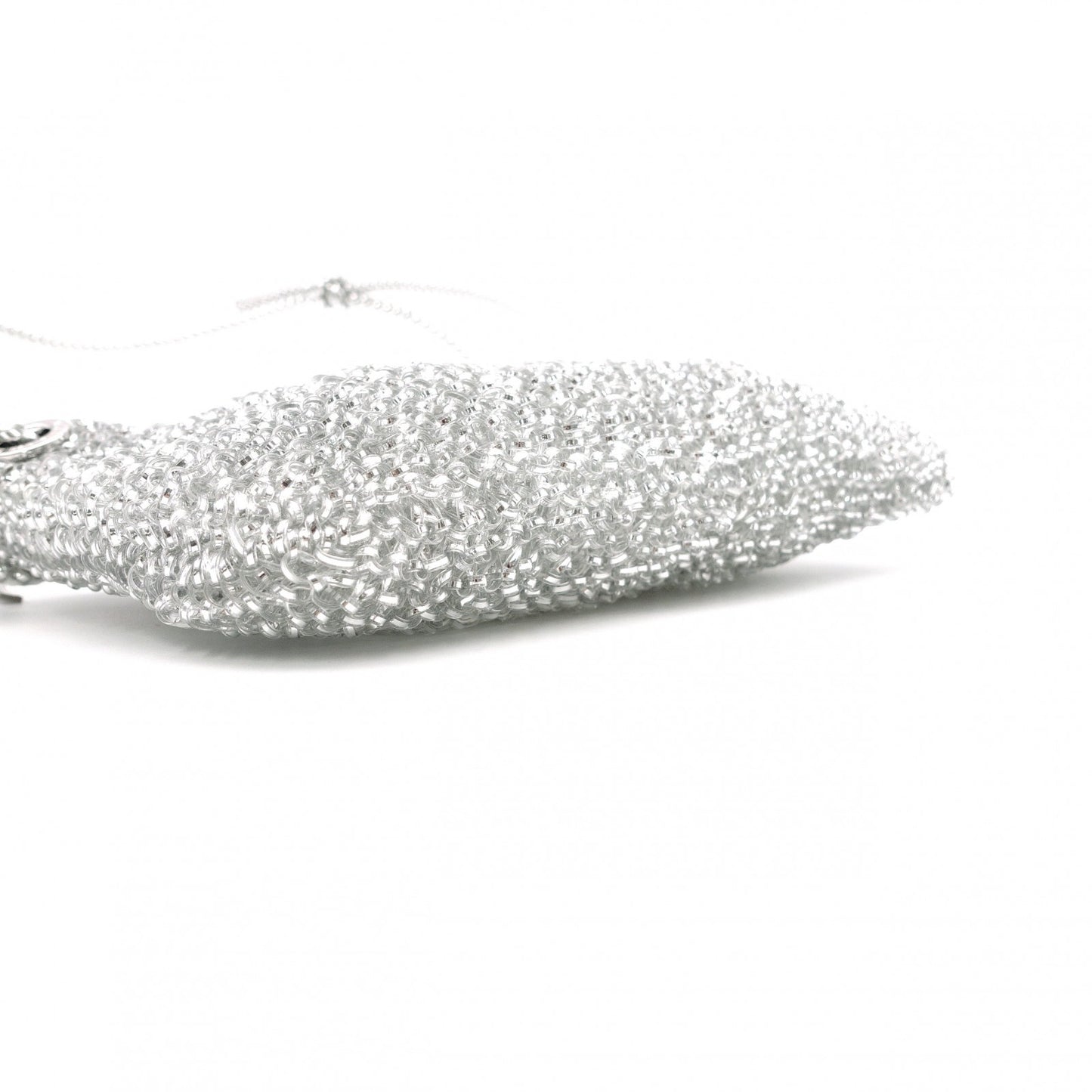 ANTEPRIMA Small Sempre Shoulder Bag, Chrome-Plated Iron, Clear