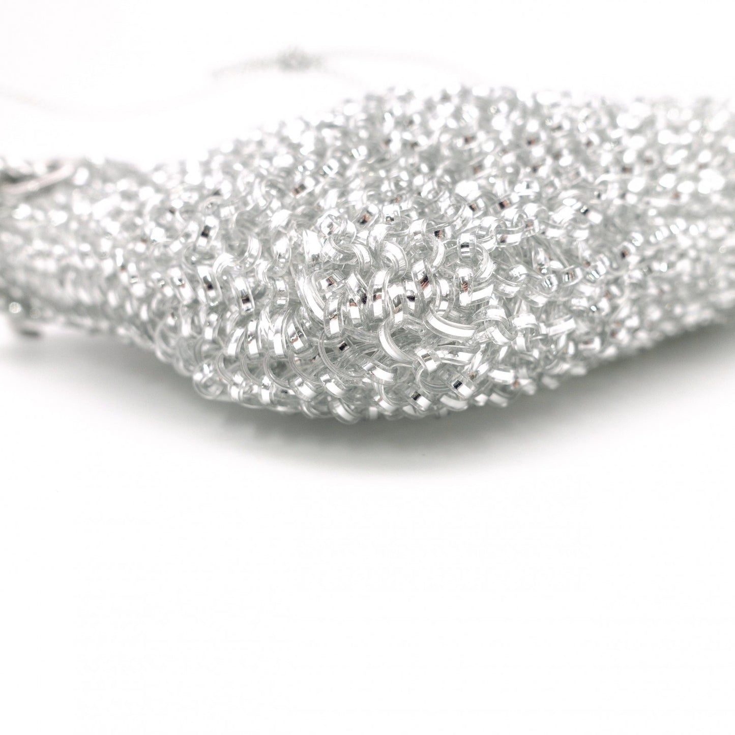 ANTEPRIMA Small Sempre Shoulder Bag, Chrome-Plated Iron, Clear