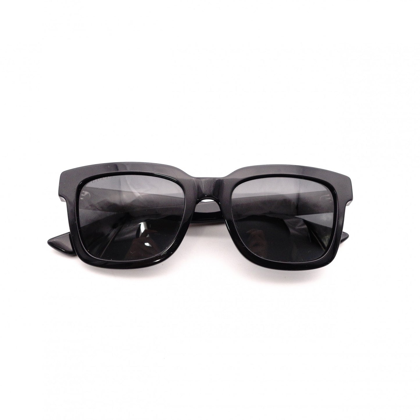 GUCCI Sunglasses, Plastic, Black, Unisex, Logo