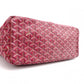 GOYARD Saint-Louis PM Tote Bag / PVC / Leather / Red / Includes Pouch