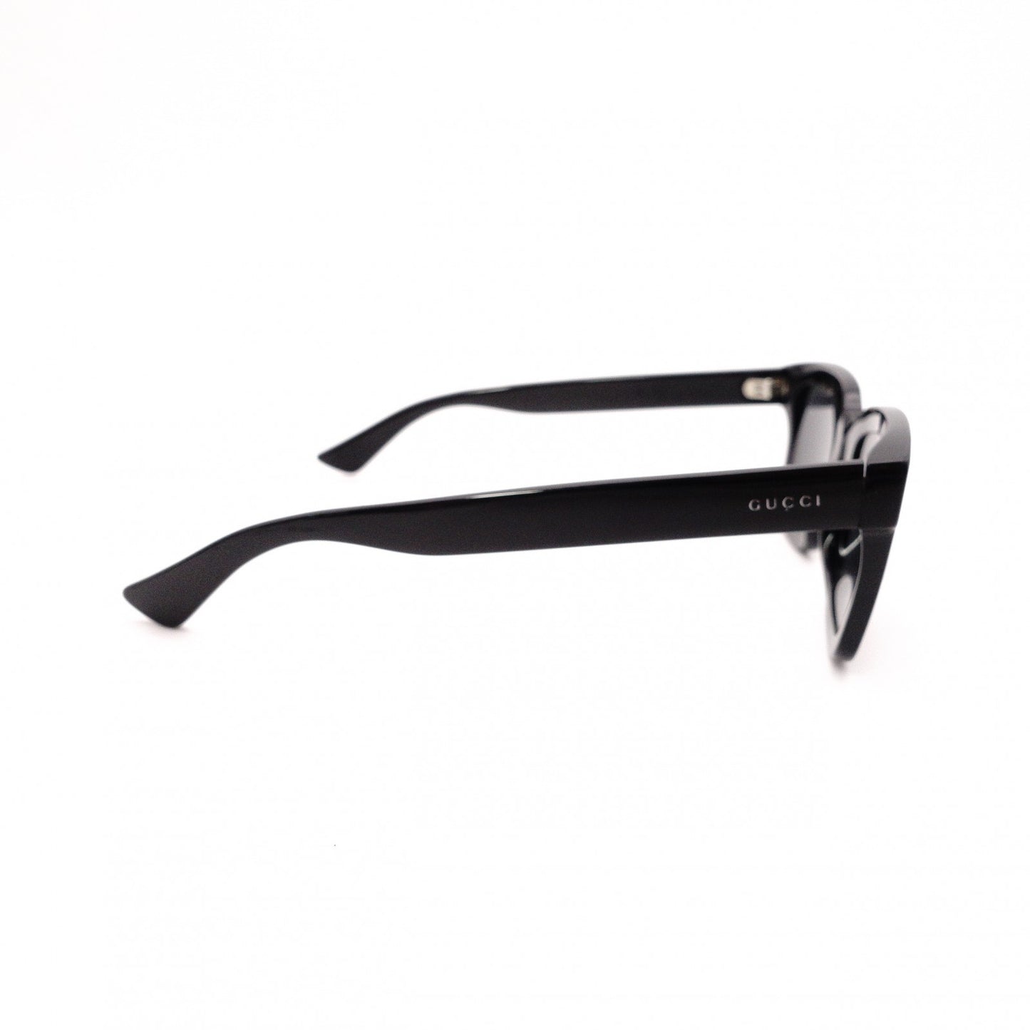 GUCCI Sunglasses, Plastic, Black, Unisex, Logo