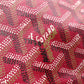GOYARD Saint-Louis PM Tote Bag / PVC / Leather / Red / Includes Pouch