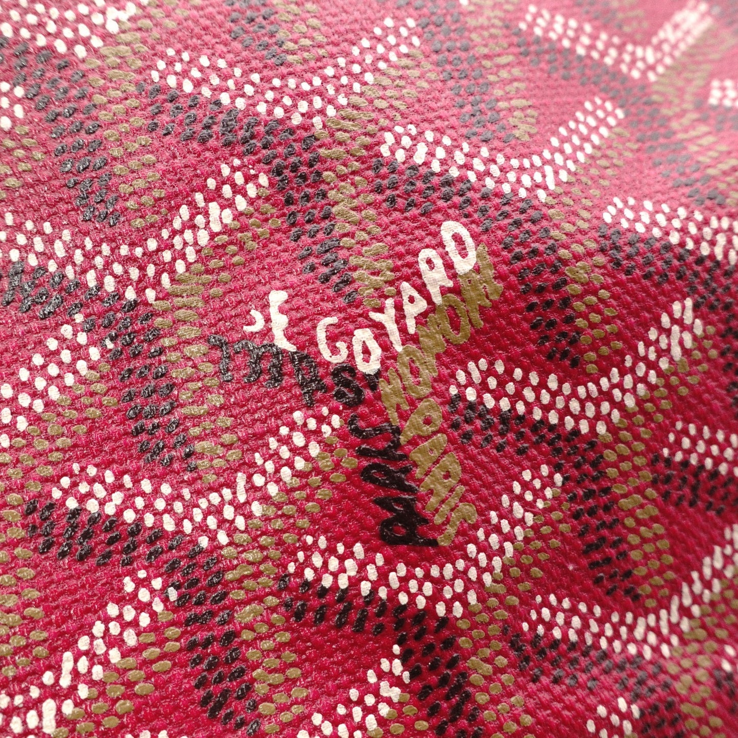 GOYARD Saint-Louis PM Tote Bag / PVC / Leather / Red / Includes Pouch