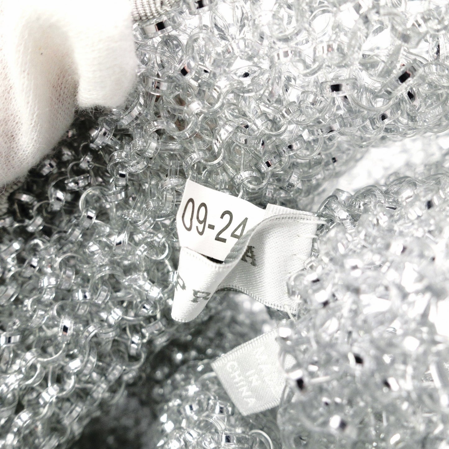 ANTEPRIMA Small Sempre Shoulder Bag, Chrome-Plated Iron, Clear