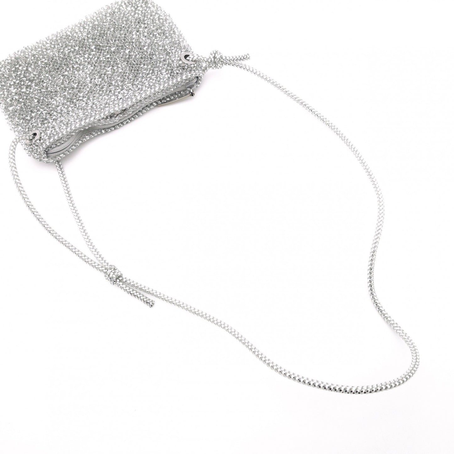 ANTEPRIMA Small Sempre Shoulder Bag, Chrome-Plated Iron, Clear