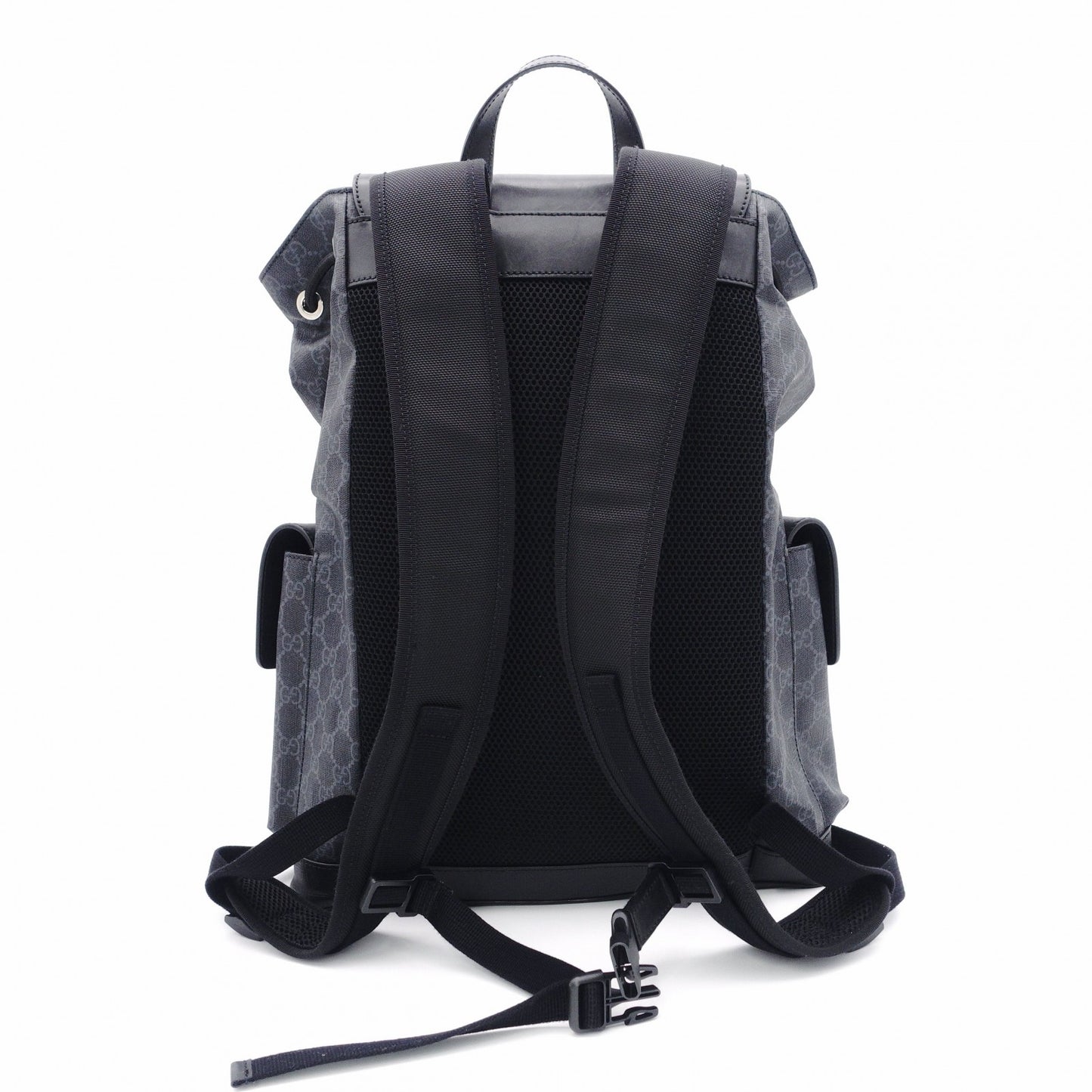 GUCCI Soft GG Supreme Backpack, Black, Men's