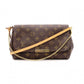 LOUIS VUITTON Favorite MM Monogram Canvas Shoulder Bag, PVC/Leather, Brown