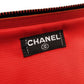 CHANEL Travel Line Pouch Black Nylon Accessory Pouch Black 7-12-639