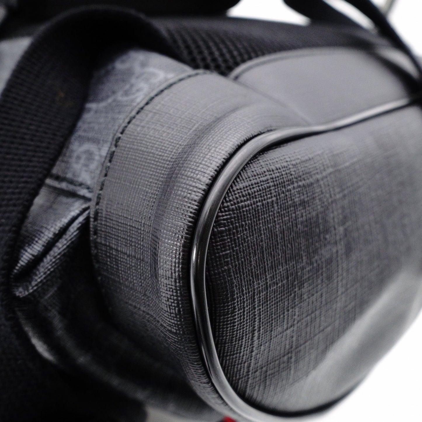 GUCCI Soft GG Supreme Backpack, Black, Men's