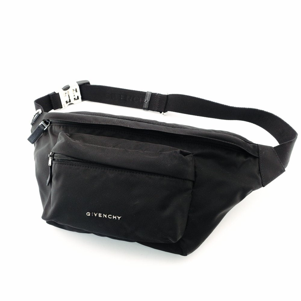 GIVENCHY Body Bag Black Nylon Black Men's Waist Bag Shoulder 7-12-458