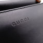 GUCCI Nimfair Bamboo Handbag, 2-Way Shoulder Bag, Leather, Black, Women's