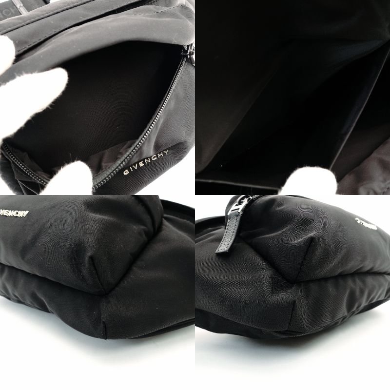 GIVENCHY Body Bag Black Nylon Black Men's Waist Bag Shoulder 7-12-458