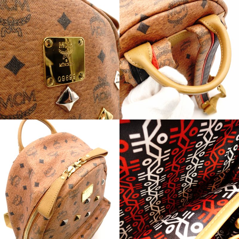 MCM EKOCYCLE Collaboration Backpack Brown Large Size L 7-12-851