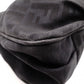 FENDI Mia Chain Bag Zucca Shoulder Bag Nylon/Cotton Black FF Logo