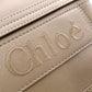 Chloe Woody Shoulder Bag, Leather, Brown, 2-Way Handbag