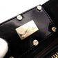 FENDI Mia Chain Bag Zucca Shoulder Bag Nylon/Cotton Black FF Logo