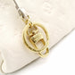 LOUIS VUITTON Artzy Monogram Empreinte Shoulder Bag, Leather, White