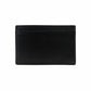 CELINE Pass Case Leather Black × White Black Card Case Business Card Holder R801016