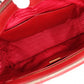 PRADA Galleria Saffiano Leather Handbag, Red, 2-Way, Triangle Logo