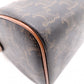 CELINE Triomphe Handbag, 2-Way Shoulder Bag, PVC/Leather, Brown, Women's