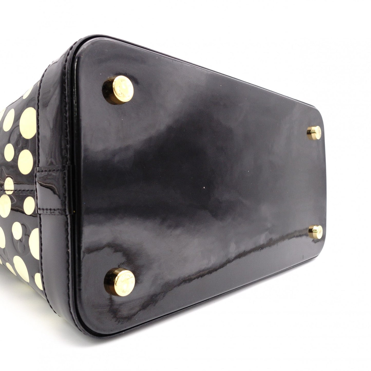 LOUIS VUITTON Lockit MM Vernis Dot Infinity Tote Bag