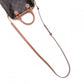 CELINE Triomphe Handbag, 2-Way Shoulder Bag, PVC/Leather, Brown, Women's