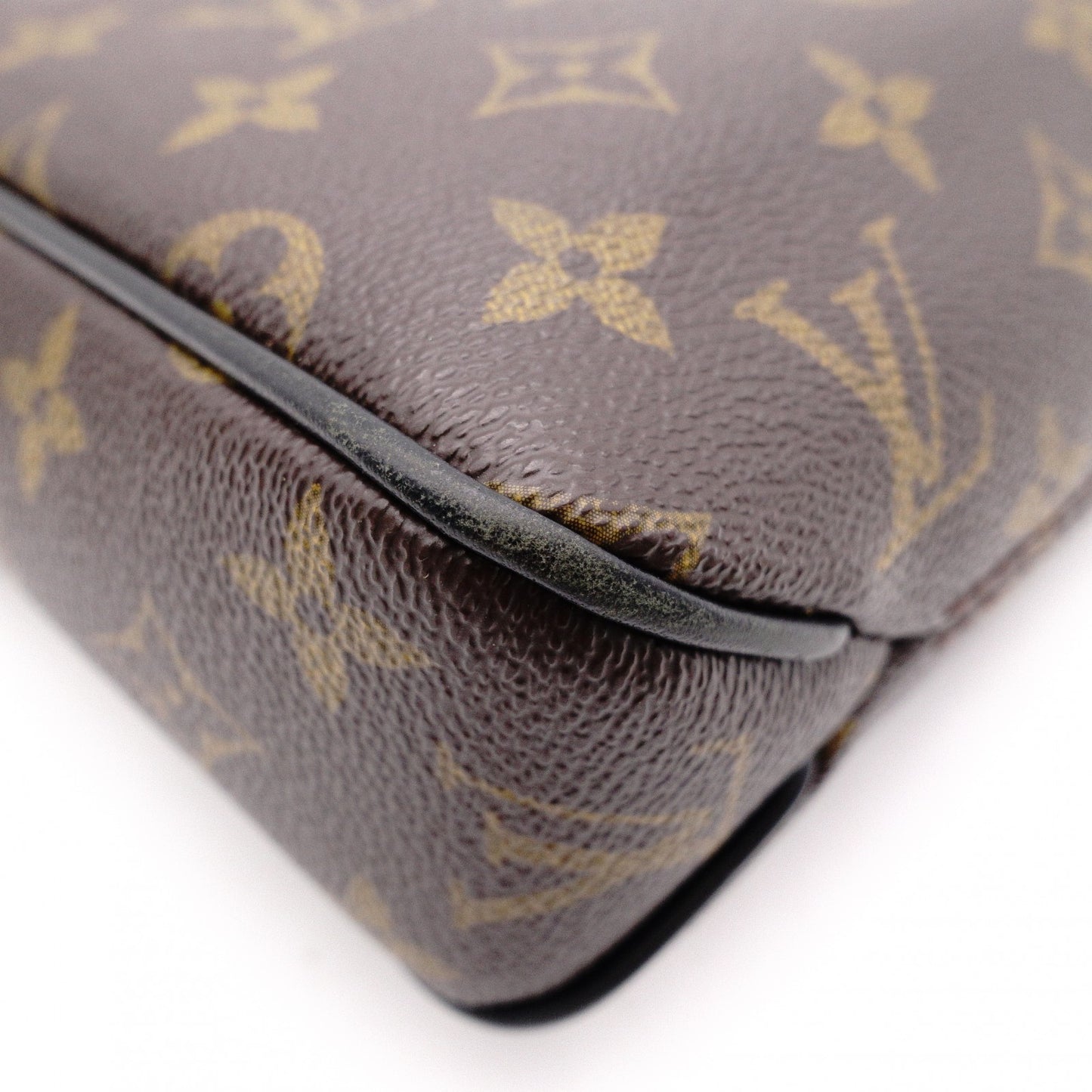 LOUIS VUITTON District Monogram Makassar Shoulder Bag, PVC/Leather, Brown, Men's
