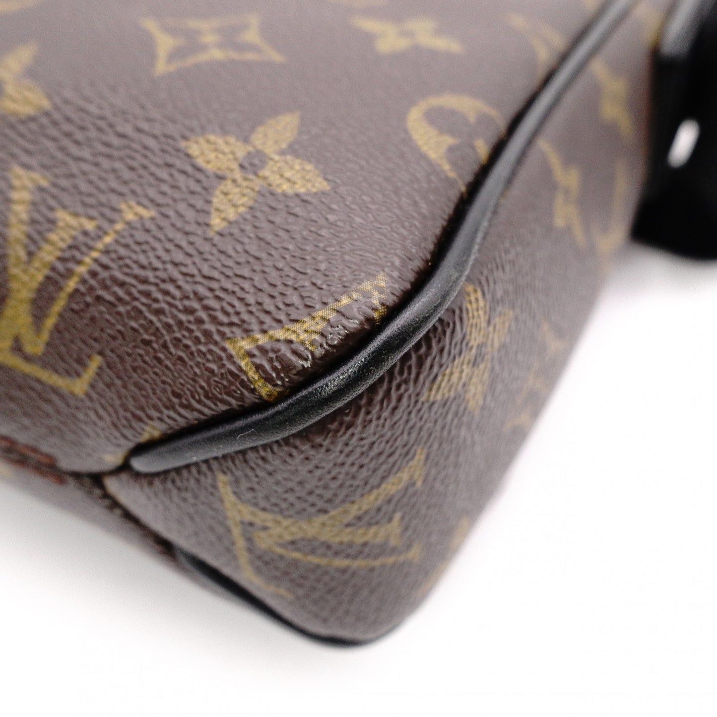 LOUIS VUITTON District Monogram Makassar Shoulder Bag, PVC/Leather, Brown, Men's