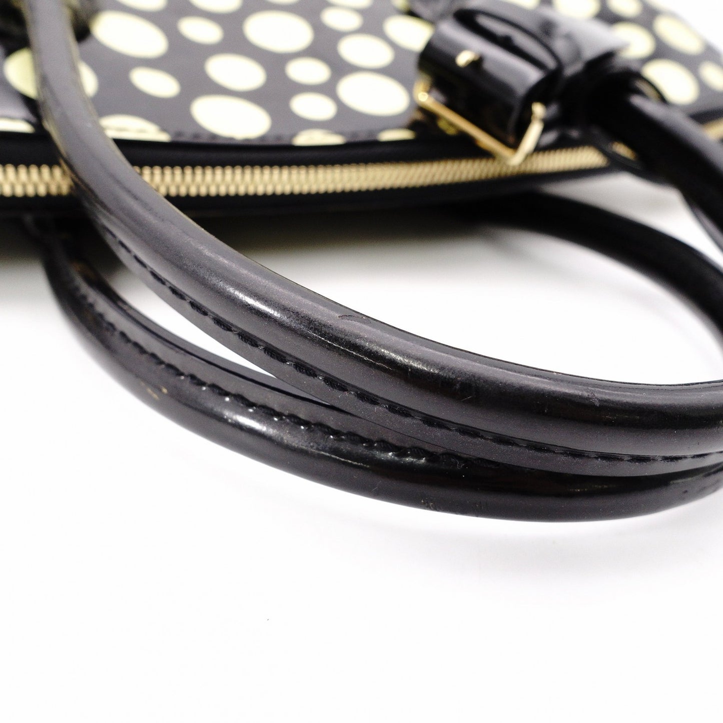 LOUIS VUITTON Lockit MM Vernis Dot Infinity Tote Bag