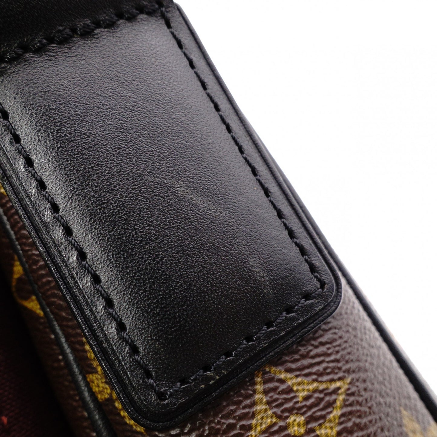 LOUIS VUITTON District Monogram Makassar Shoulder Bag, PVC/Leather, Brown, Men's