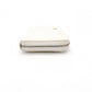 CHANEL Matelassé Long Wallet, Caviar Leather, White with Gold Hardware