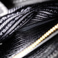 PRADA Galleria Saffiano Lux Handbag, Leather, Black, 2-Way, Gold Hardware, Crossbody