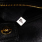 PRADA Galleria Saffiano Lux Handbag, Leather, Black, 2-Way, Gold Hardware, Crossbody
