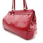 GUCCI Shima Mayfair Shoulder Bag, Patent Leather, Red Tote Bag with Ribbon