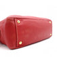 PRADA Vittello Dinosaur Leather Handbag, Leather, Red, Gold Hardware, Shoulder Bag