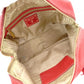PRADA Vittello Dinosaur Leather Handbag, Leather, Red, Gold Hardware, Shoulder Bag