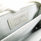 CHANEL Boy Chanel Card Case, Leather, Silver-Tone, Silver Hardware