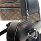 LOUIS VUITTON Josh Backpack Monogram Macassar Backpack M41530
