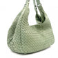 BOTTEGAVENETA Intrecciato Shoulder Bag, Leather, Green