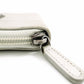 CHANEL Boy Chanel Card Case, Leather, Silver-Tone, Silver Hardware