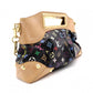 LOUIS VUITTON Judy Monogram Multicolor Handbag, PVC/Leather, Black