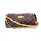 LOUIS VUITTON Eva Monogram Canvas Shoulder Bag, PVC/Leather, Brown, Crossbody