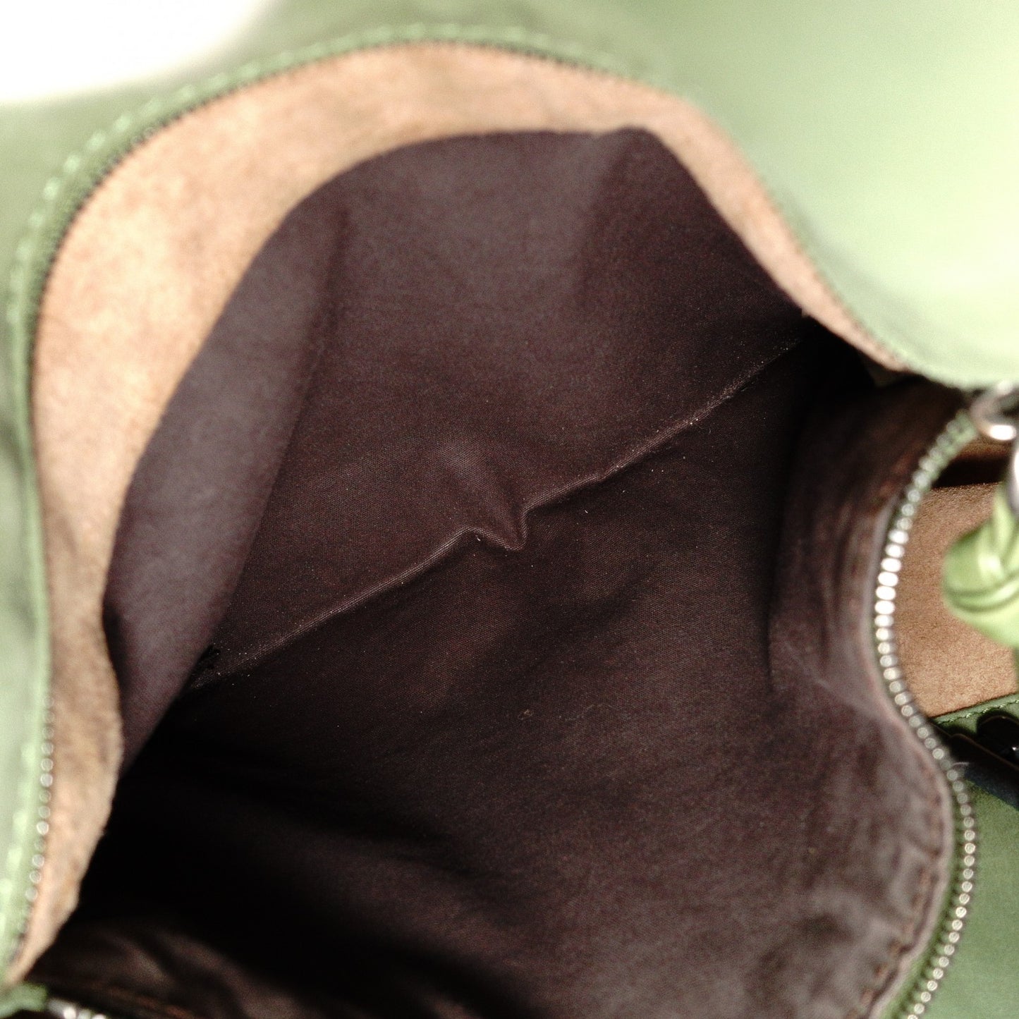 BOTTEGAVENETA Intrecciato Shoulder Bag, Leather, Green