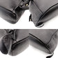 LOUIS VUITTON Sorbonne Monogram Implant Black Leather Black Backpack Rucksack M44016 7-10-1026