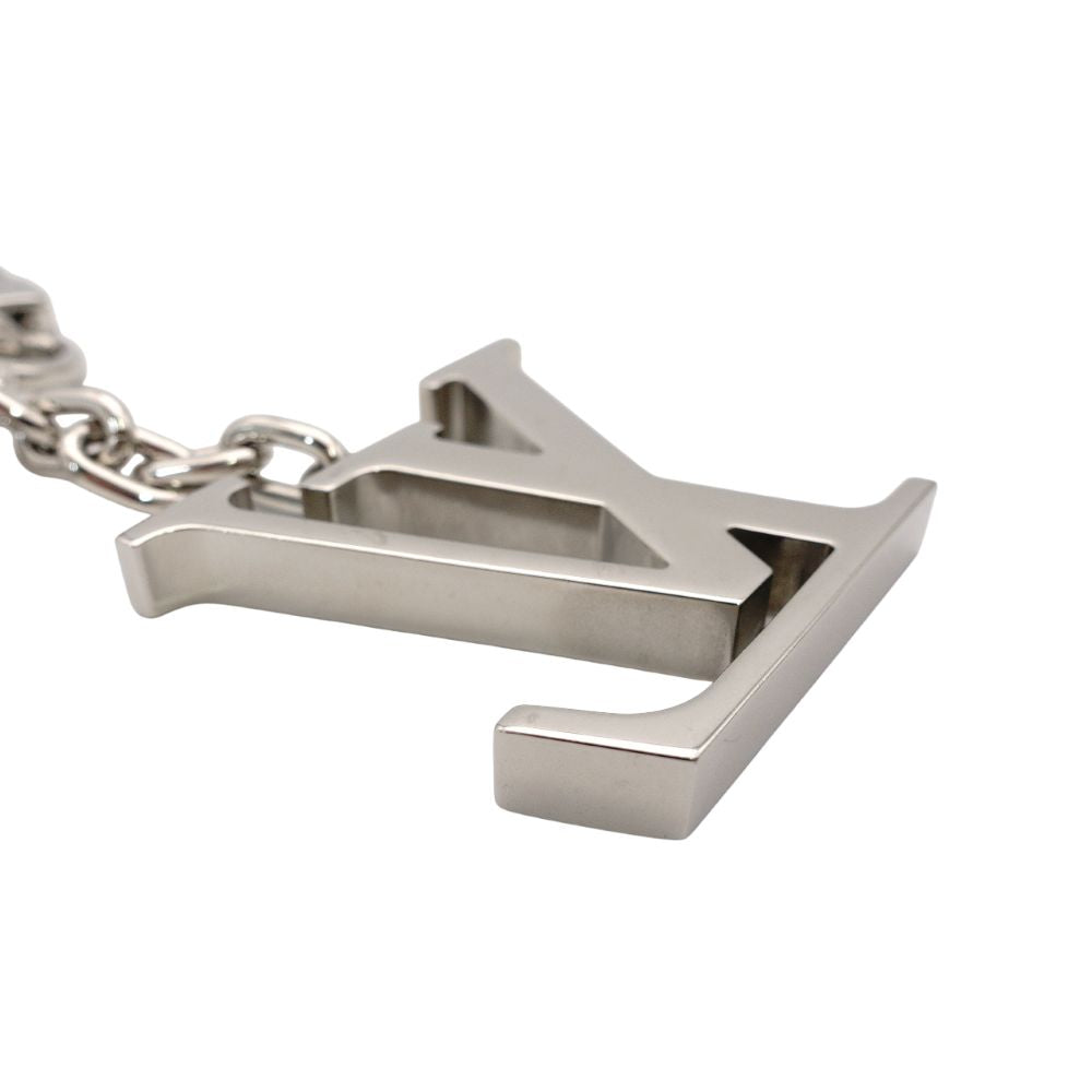 LOUIS VUITTON Port-Clé Initials M01192 Silver LV Logo Charm Key Charm 7-11-205