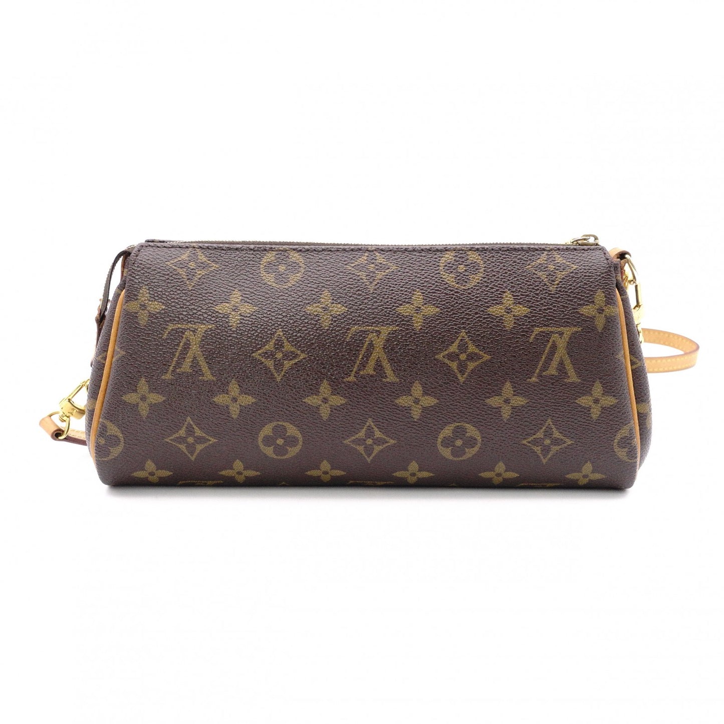 LOUIS VUITTON Eva Monogram Canvas Shoulder Bag, PVC/Leather, Brown, Crossbody